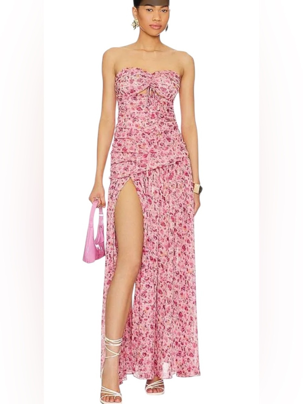 NWT Misa Los Angeles Monet Maxi Dress Summer Ditsy Floral Coquette Boho Romance